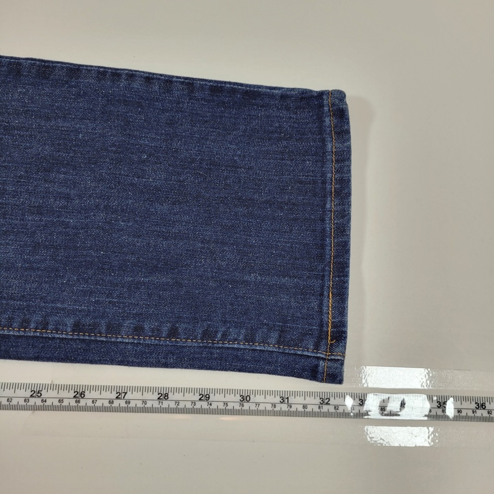 Levi's 505 Straight Jeans Womens 6 Dark Blue Excellent Mid Rise Denim 15505-0111 - Picture 4 of 11